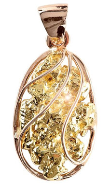 Кулон с самородком